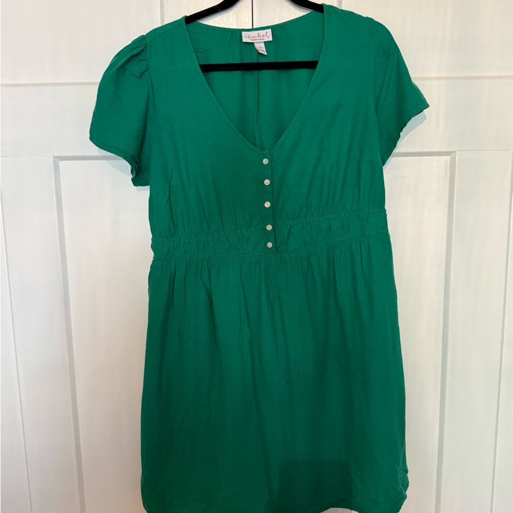 Ingrid & Isabel Vibrant Green Dress